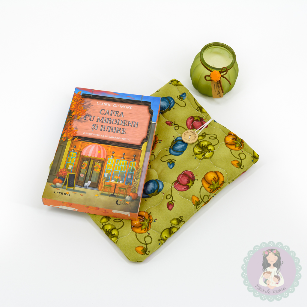 Set carte și husă carte/bookcover/idee cadou/pumpkins